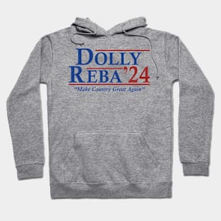 Dolly Reba 2024 Make Country Great Again Hoodie